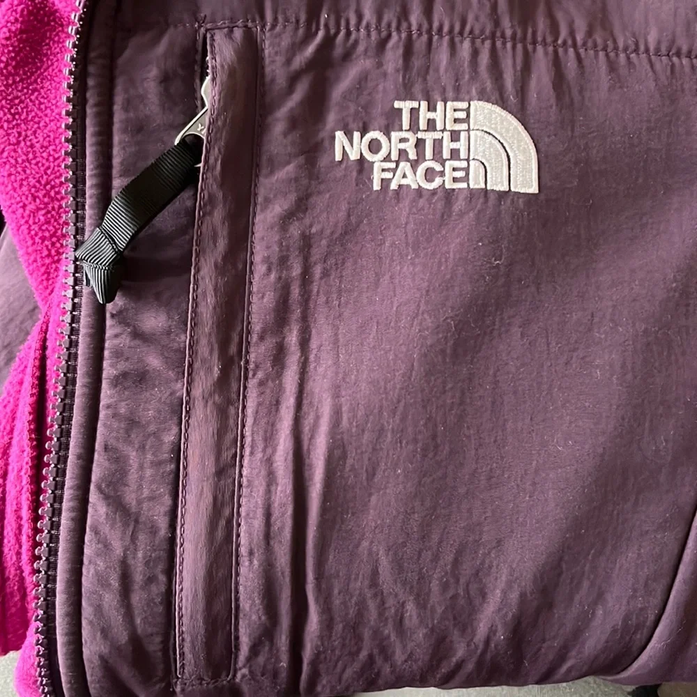The North Face Denali Fleece Zip-up Jacket Women Size Medium Magenta/purple/pink - Picture 3 of 12